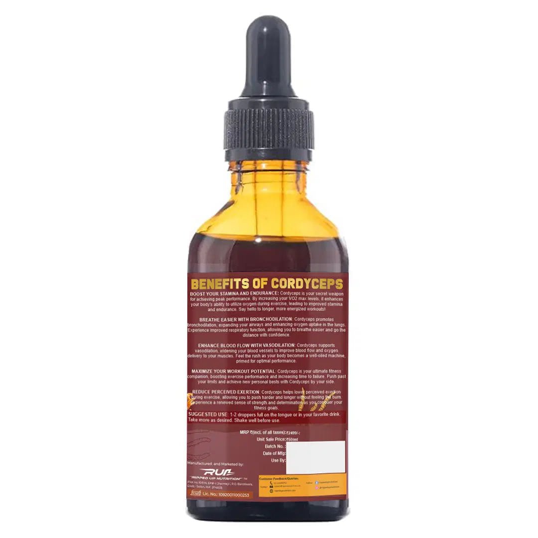 Cordyceps Mushroom Liquid Extract - Ripped Up Nutrition