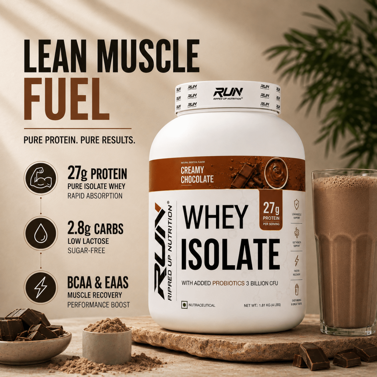 Whey Protein Isolate NEW - Ripped Up Nutrition
