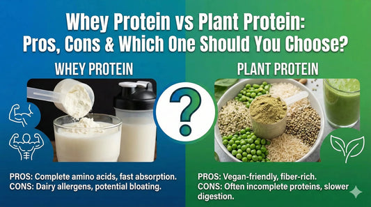 Whey Protein vs Plant Protein: Pros, Cons & Which One Should You Choose? - Ripped Up Nutrition