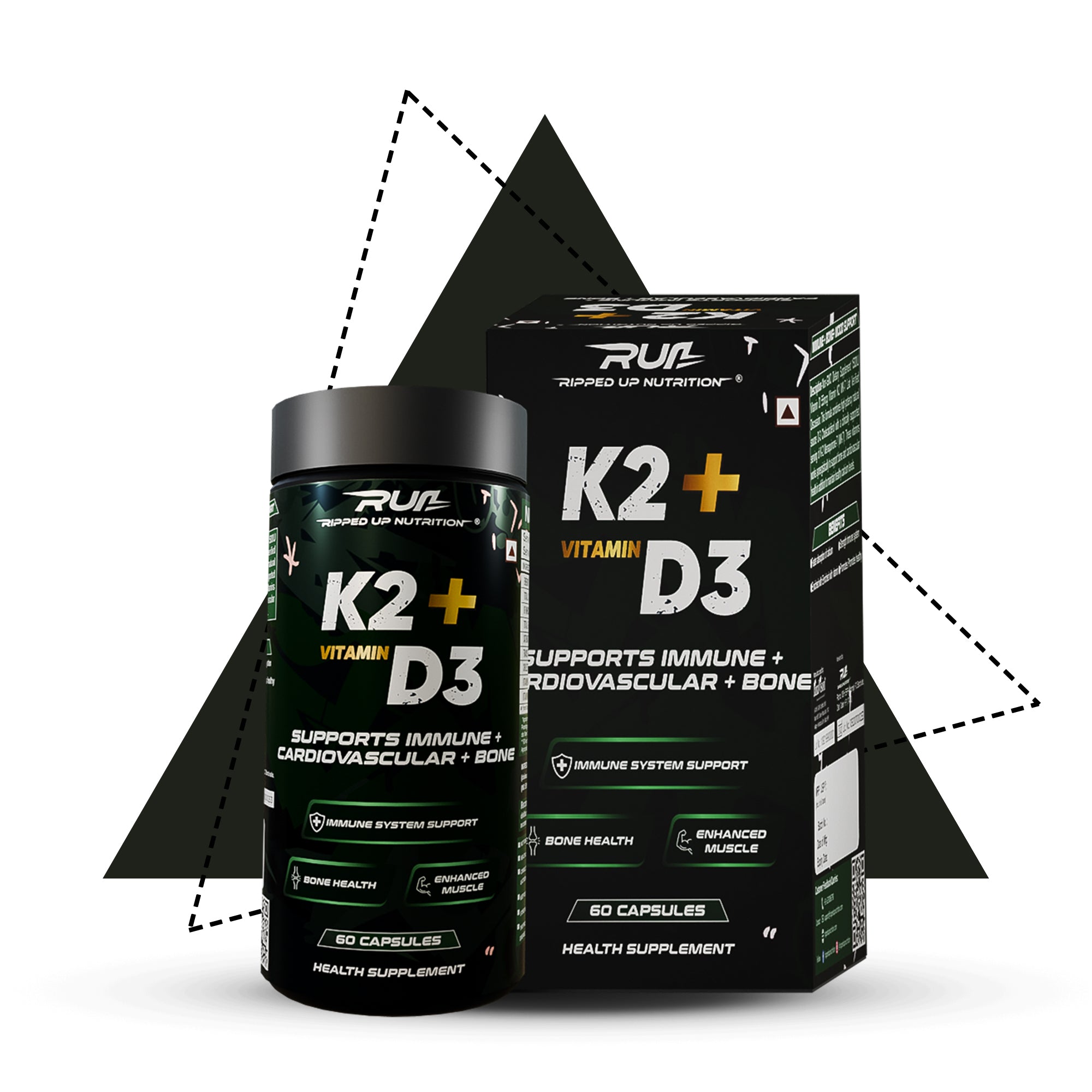 K2+ D3 (K2-55 MCG | D3- 1500 IU)