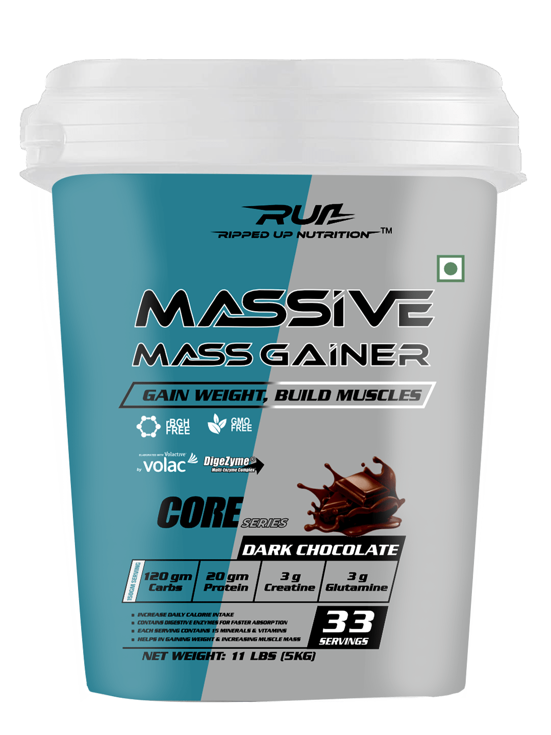 Massive Mass Gainer - Ripped Up Nutrition