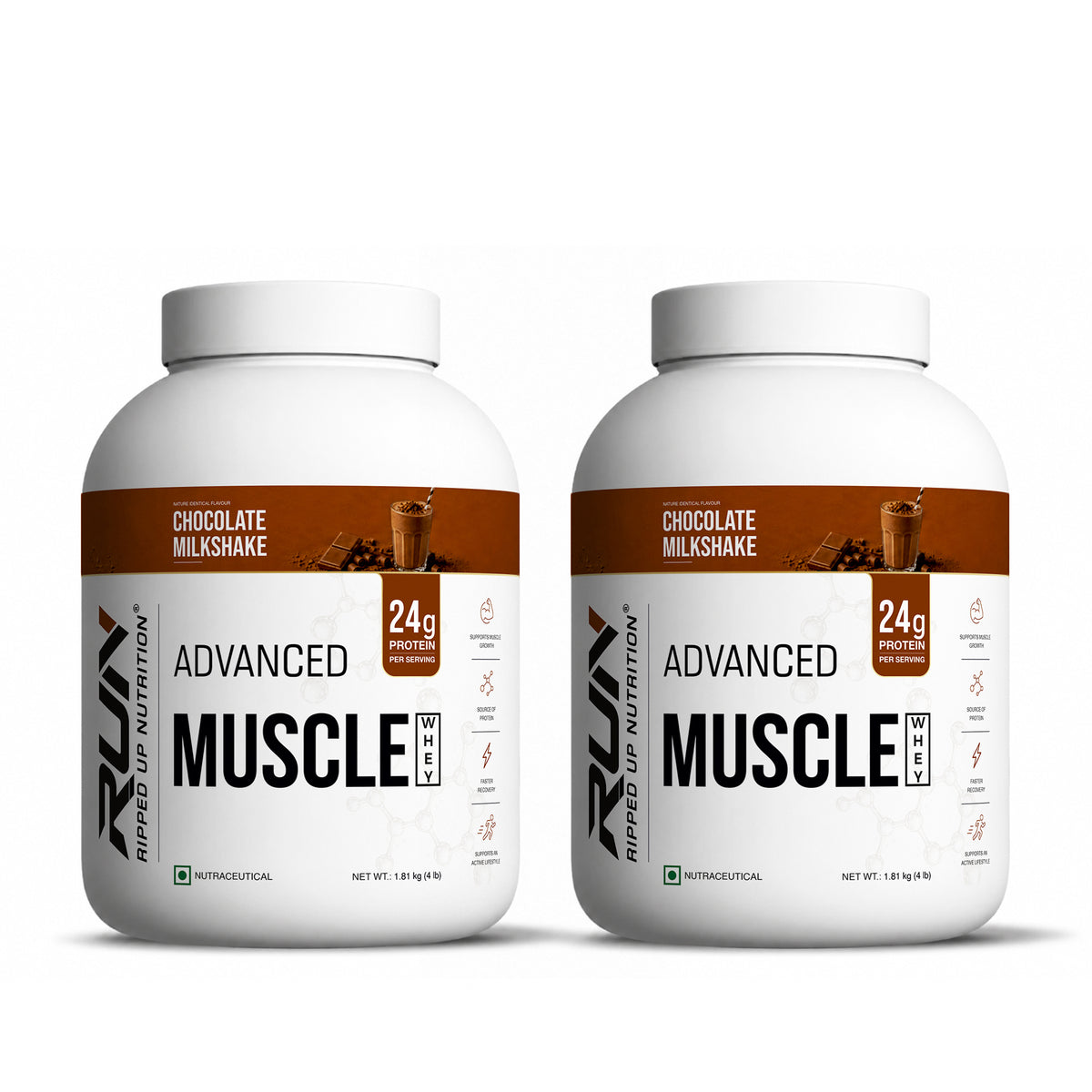 Muscle Whey Chocolate Milkshake 3.62kg - Ripped Up Nutrition