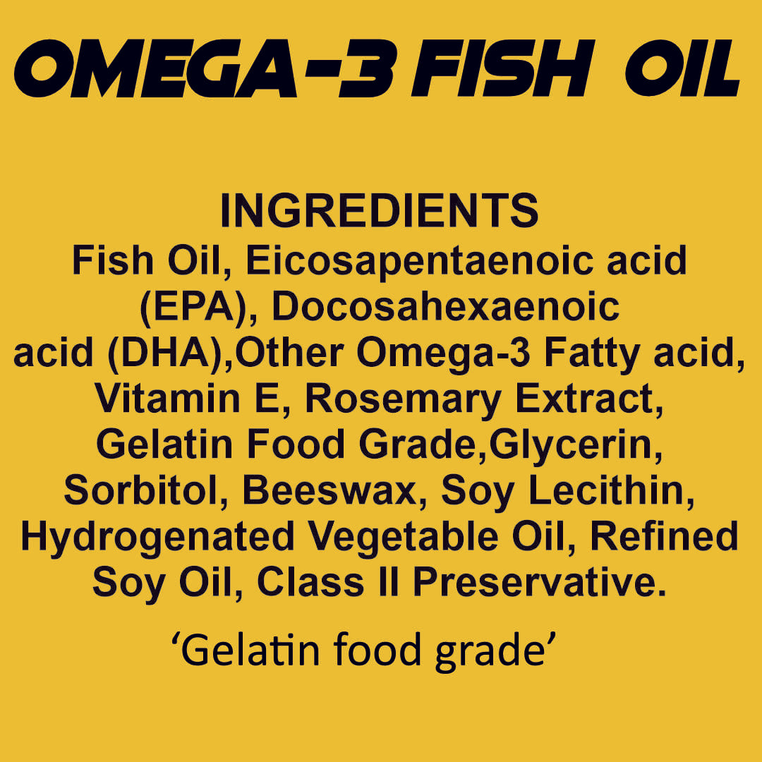 Omega-3 Fish Oil (Triple Strength)