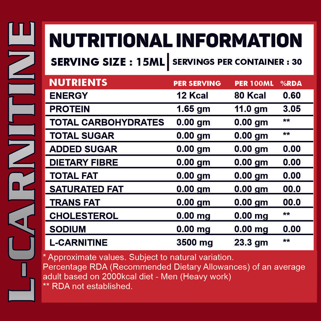 Liquid L-Carnitine 3500MG