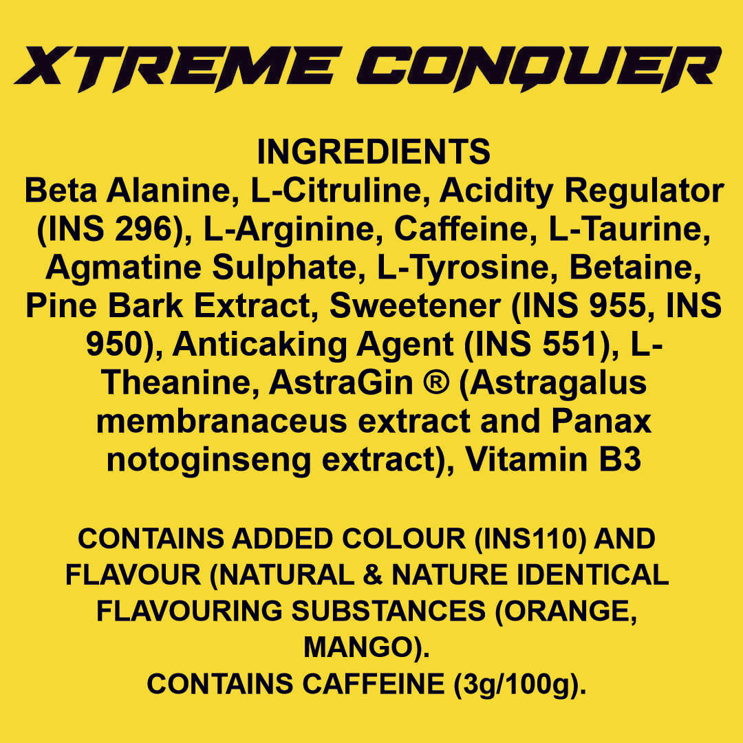 Conquer Xtreme Pre-workout