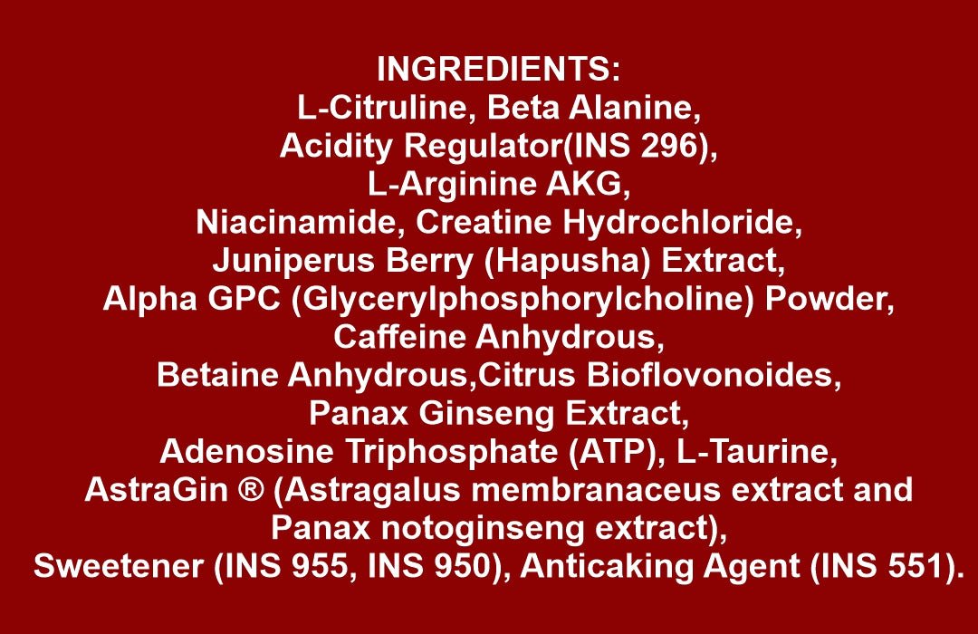 Conquer Ultra Maxx - Preworkout 150GM - Ripped Up Nutrition