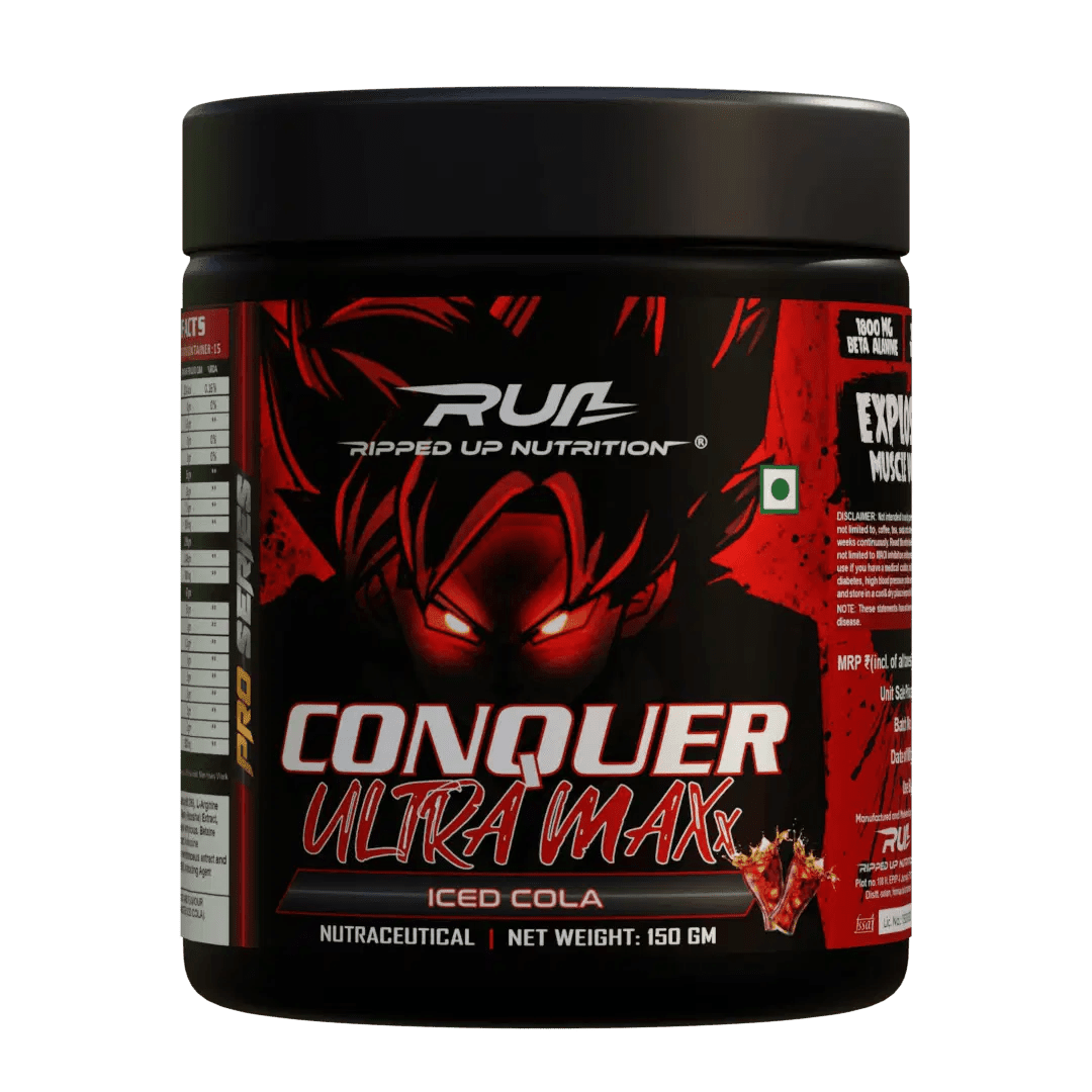 Conquer Ultra Maxx - Preworkout 150GM - Ripped Up Nutrition