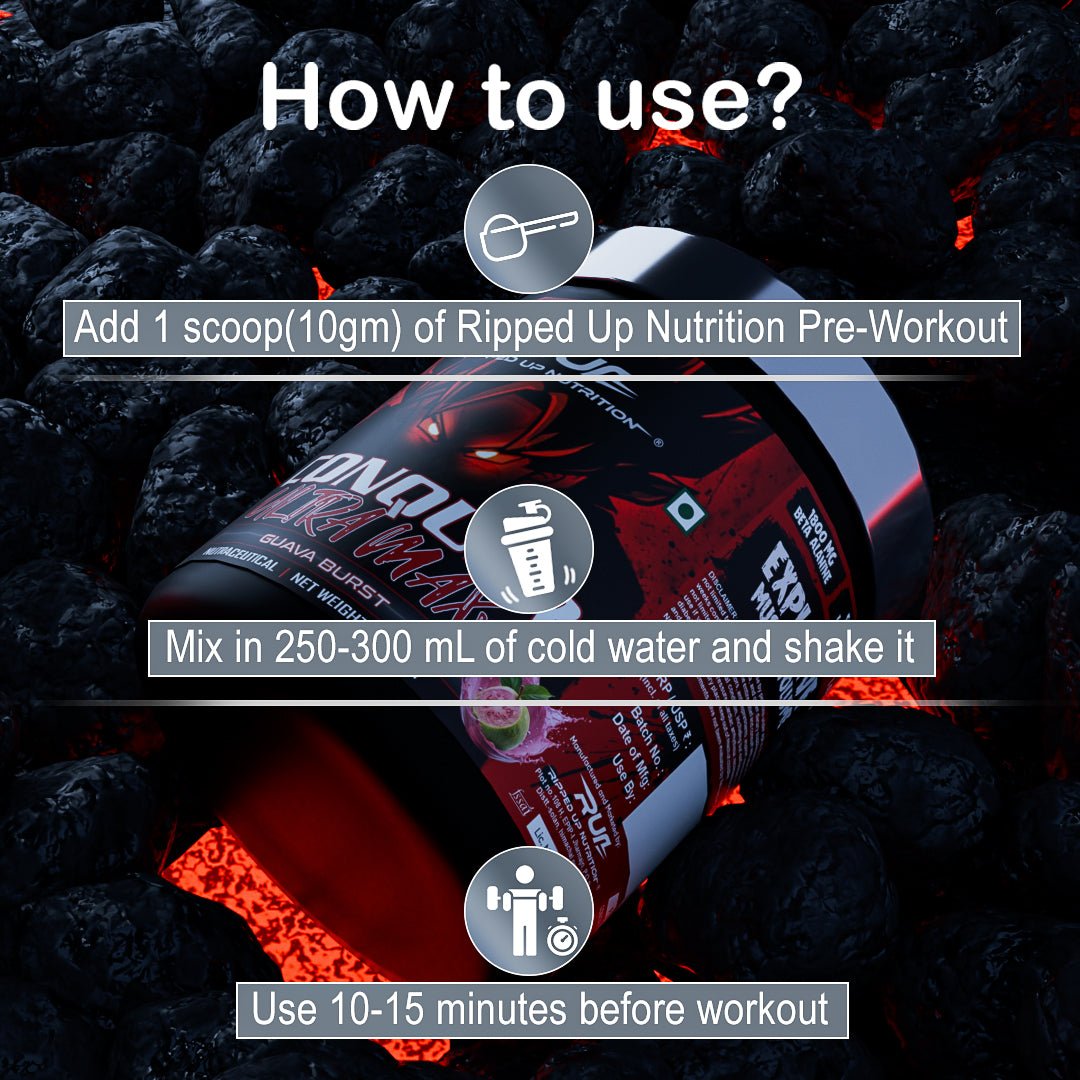 Conquer Ultra Maxx - Preworkout - Ripped Up Nutrition