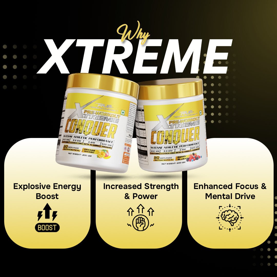 Conquer Xtreme Pre - workout - Ripped Up Nutrition