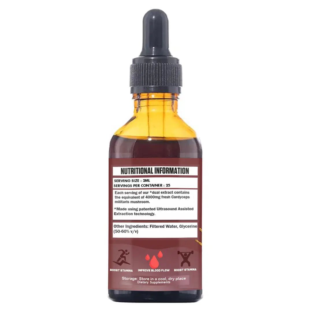 Cordyceps Mushroom Liquid Extract - Ripped Up Nutrition