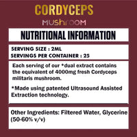 Cordyceps Mushroom Liquid Extract - Ripped Up Nutrition