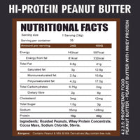 Hi - Protein Peanut Butter - Ripped Up Nutrition