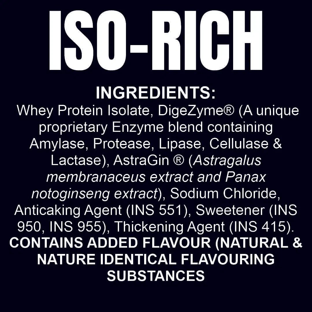 Iso - Rich PREMIUM Isolate - Ripped Up Nutrition