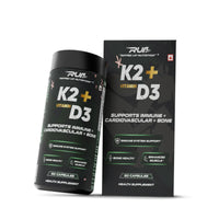 K2+ D3 (K2 - 55 MCG | D3 - 600 IU) - Ripped Up Nutrition