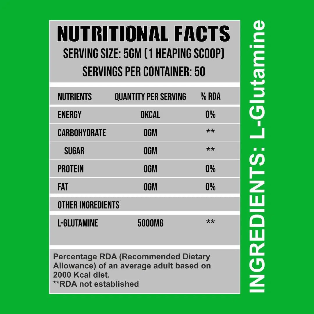 L - Glutamine - Ripped Up Nutrition