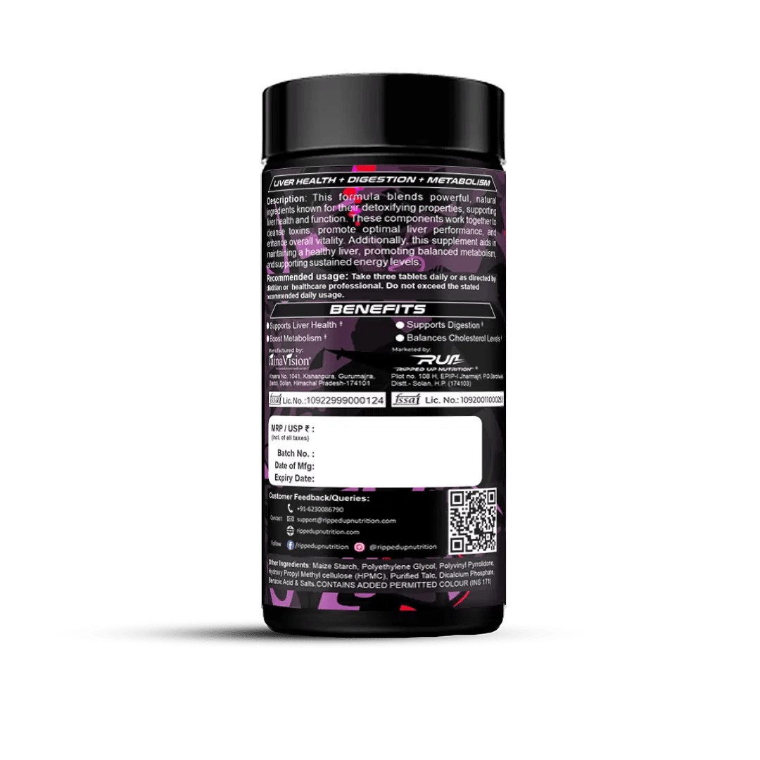 Liver Detox - 90 Tabs - Ripped Up Nutrition