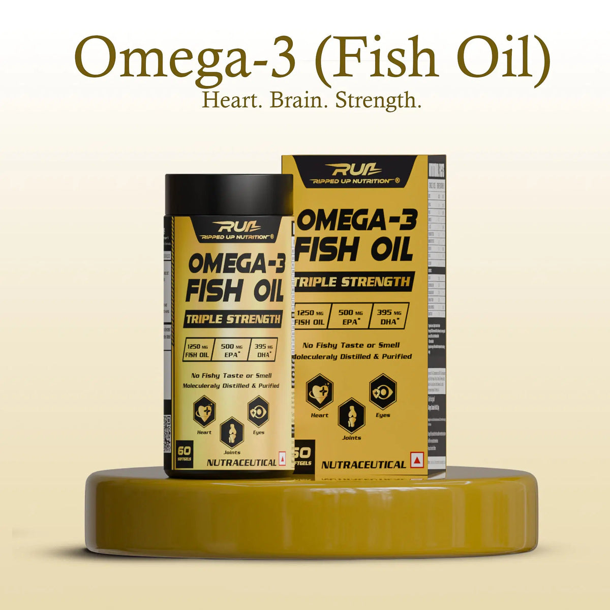Omega - 3 Fish Oil (Triple Strength) - Ripped Up Nutrition