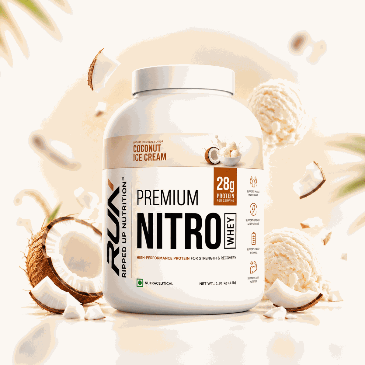 Premium Nitro Whey - Ripped Up Nutrition