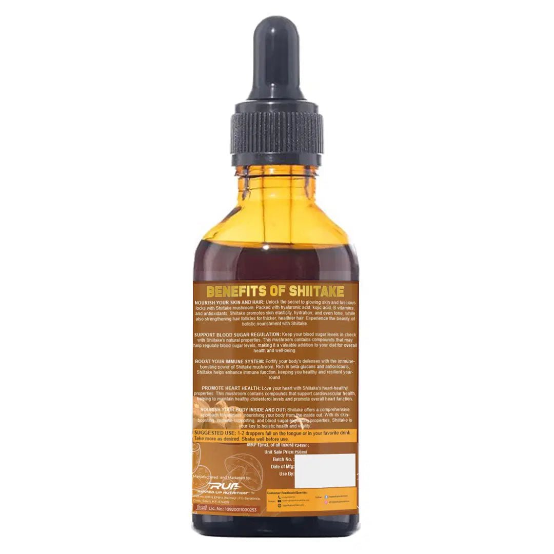 Shitake Mushroom Liquid Extract - Ripped Up Nutrition