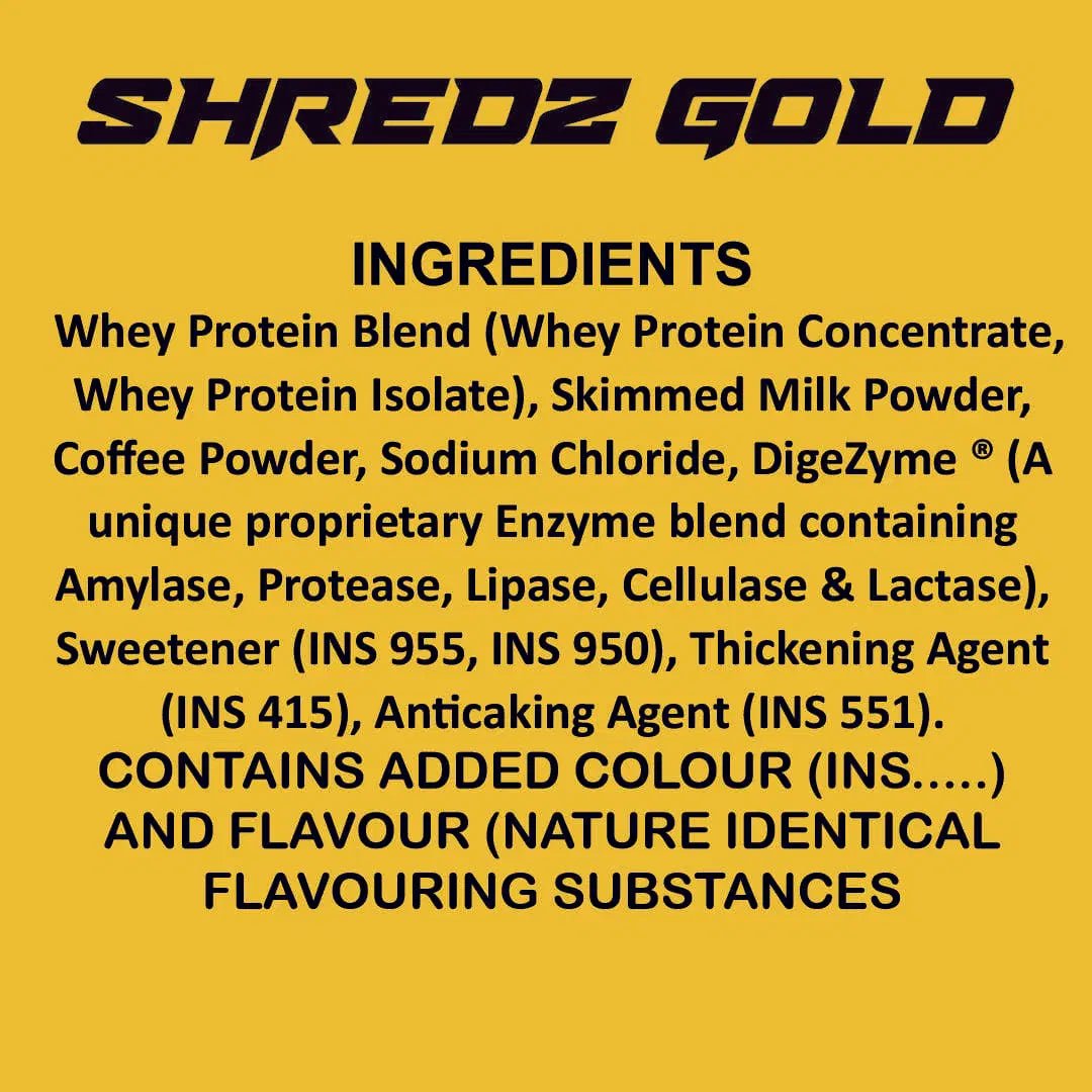 Shredz Gold - Ripped Up Nutrition