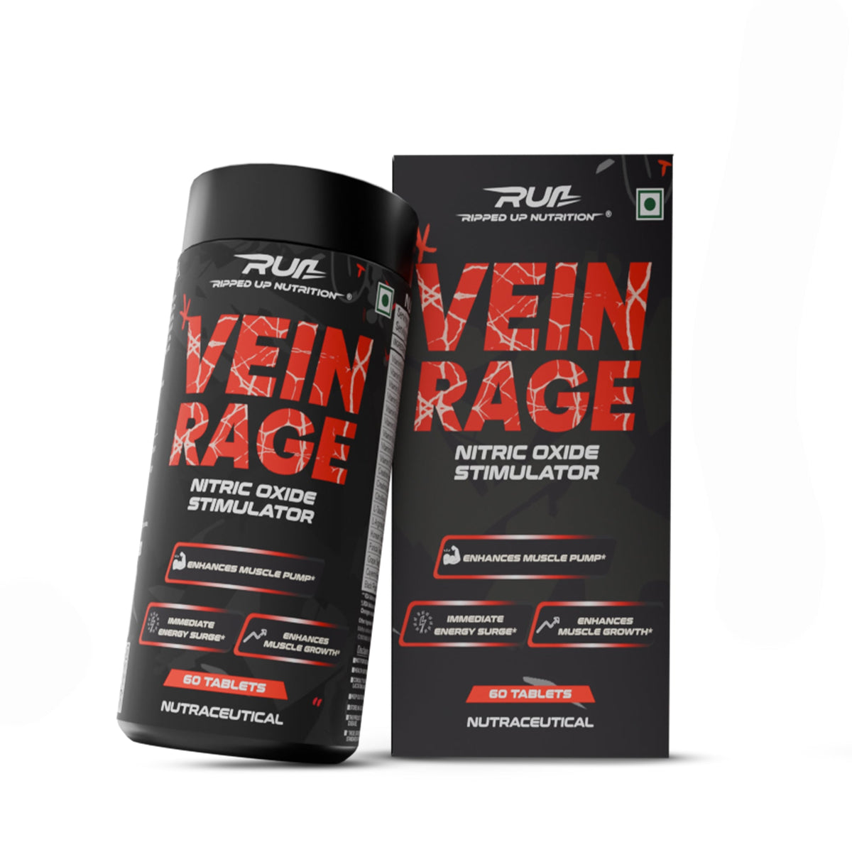 Vein Rage: Nitric Oxide Booster - Ripped Up Nutrition