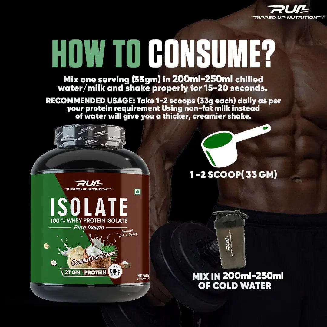 Whey Protein Isolate - Ripped Up Nutrition