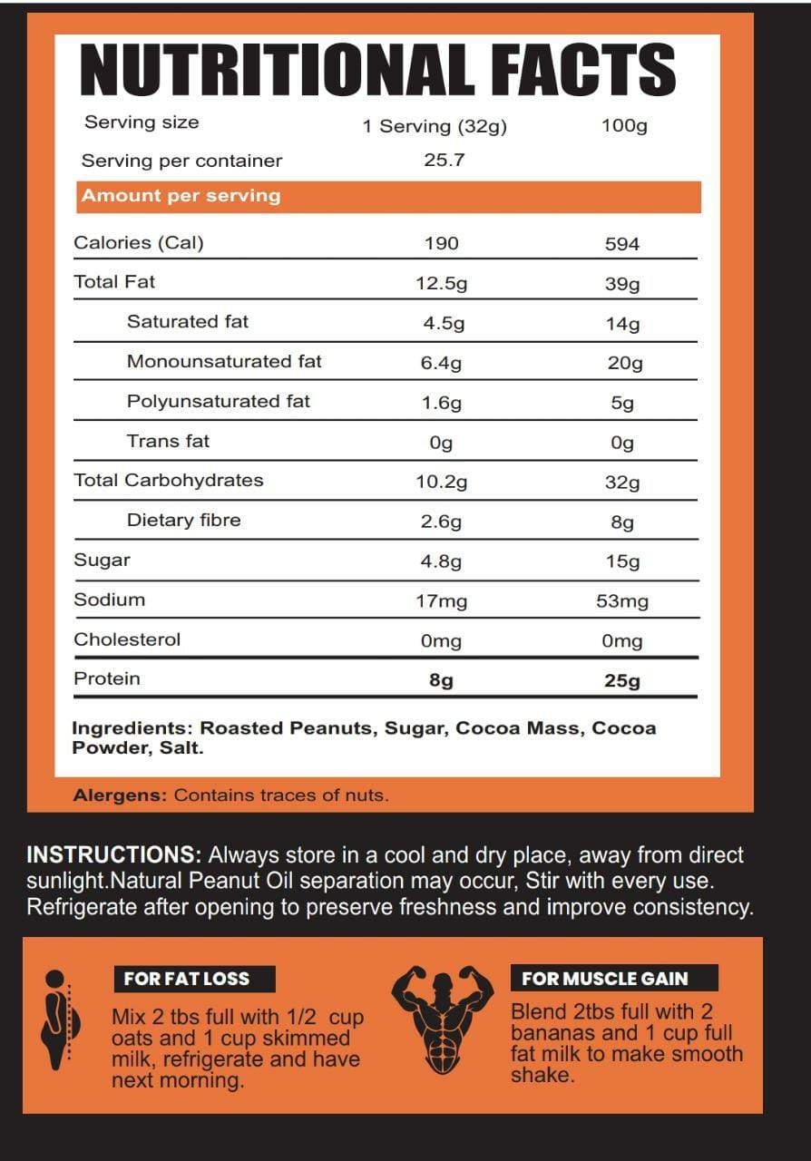 100% Natural Peanut Butter - Ripped Up Nutrition